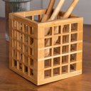 Ver imagem 2 de Porta Utensílios Vazado de Bambu 13cm -oikos