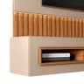 Painel TV 100% MDF Ripado Até 65 Polegadas Griz Carvalho Nobre Khado Shop JM - 3
