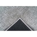 Ver imagem 3 de Tapete Sala Quarto Antiderrapante Abstrato Belga Domani:Textura Cinza/1,50x2,00m