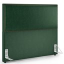 Ver imagem 1 de Cabeceira Box Casal King Com Tachas 195 cm Vicenza L02 Facto Verde Musgo - Lyam Decor
