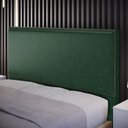 Ver imagem 3 de Cabeceira Box Casal King Com Tachas 195 cm Vicenza L02 Facto Verde Musgo - Lyam Decor