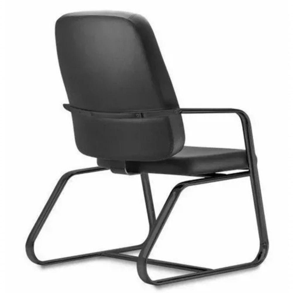 Cadeira Para Obesos Até 200Kg Com Base Fixa PretoPreta - 2