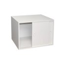 Ver imagem 2 de Armário Kit 52 Branco com Portas de Correr Brancas