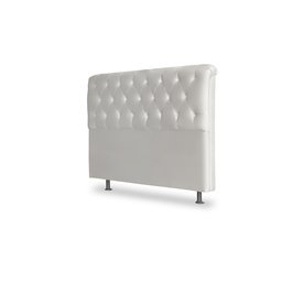 CABECEIRA 90 EMILIA COR MATERIAL SINTÉTICO BRANCO TOPÁZIO DECOR - 1