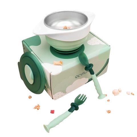 Conjunto  Alimentação Infantil Yinbly com Sucção