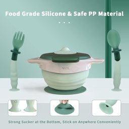 Conjunto  Alimentação Infantil Yinbly com Sucção - 3