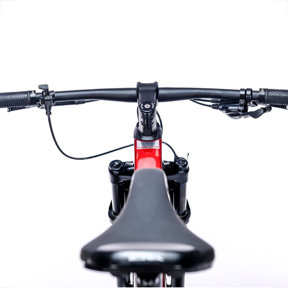 Bicicleta Full Sense Invictus Sport Carbono Shimano Cues:vermelho+preto/17 - 6