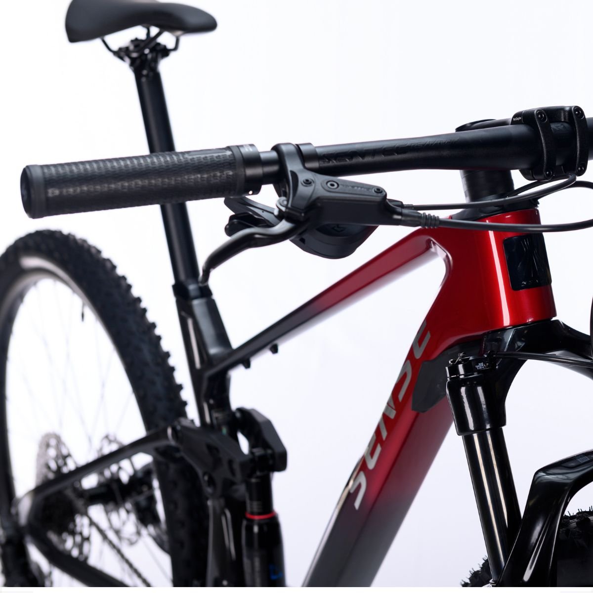 Bicicleta Full Sense Invictus Sport Carbono Shimano Cues:vermelho+preto/17 - 4