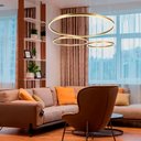 Ver imagem 2 de Luminária em LED Asthree 3 Anéis Moderno Luminária de Teto