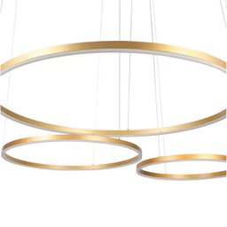 Luminária em LED Asthree 3 Anéis Moderno Luminária de Teto - 3