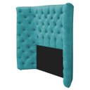 Ver imagem 2 de Kit Cabeceira e Calçadeira Baú Solteiro Everest P02 90 cm para cama Box Suede - ADJ Decor KIT CABECE