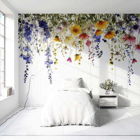 Papel de Parede Painel Florais