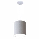 Ver imagem 1 de Lustre Luminária Pendente Vivare Free Lux Pe-4102pr Cúpula em Tecido 13x15cm