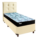 Ver imagem 1 de Kit Cama Box + Cabeceira + Colchão Solteiro Molas Ensacadas - Life Gold - Paropas