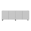 Ver imagem 5 de Rack para Tv até 50 Polegadas com 4 Portas e Rodízios Multimóveis Mp1069 Branco