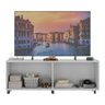 Rack para Tv até 50 Polegadas com 4 Portas e Rodízios Multimóveis Mp1069 Branco - 4