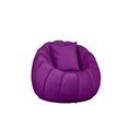 Ver imagem 3 de Poltrona Base Giratória Concha + Almofada Veludo Roxo