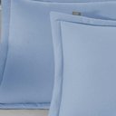 Ver imagem 3 de Porta Travesseiro Matelado Nobre 2 Peças Malha 100% Algodão - Azul-bebê