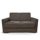 Ver imagem 1 de Sofá Estofado 2 Lugares Sala Estar Recepção Lavínia Suede Cor:marrom