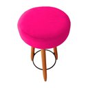 Ver imagem 2 de Kit Duas Banqueta Alta para Área Gourmet Balcão Pés Palito Rosa Pink Eli Móveis e Decoração