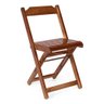 Cadeira Dobrável Madeira P/ Camping Pesca Lazer - 1