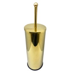 Kit Lavabo Inox Dourado Lixeira 20l Escova Sanitaria Papeleira France Fineza - 6