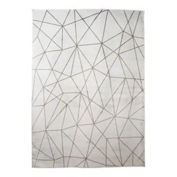 Tapete Quarto Sala Retangular 200x300cm Estampa Cinza - 4 Tapete Quarto Sala Retangular 200x300cm Estampa Cinza - 4