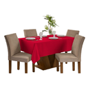 Ver imagem 1 de Kit C/ 10 Toalhas de Oxford 1,50mx1,50m Atacado Buffet Festa:vermelho