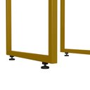 Ver mais imagens de Banqueta Alta Para Cozinha Sala De Jantar Hanna L02 Dourado Suede Cinza - Lyam Decor