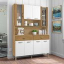 Ver imagem 1 de Kit Cozinha Golden Plus 8 Portas Freijó Supremo Ripado - Kits Paraná