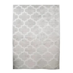 Tapete Sala Quarto Retangular 140x200cm Cinza - 1