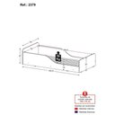 Ver imagem 3 de Cama Infantil Montessoriana 100% Mdf para Colchão 150x70cm Multimóveis 2379 Madeirado