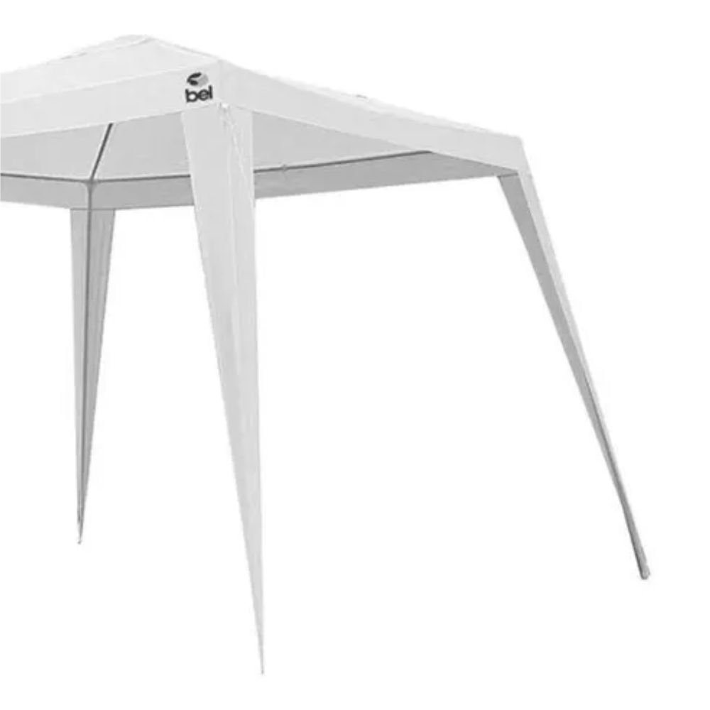 Tenda Gazebo Branco Polietileno 3x3 Metros Desmontável Bel 301201 - 3