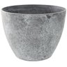 Vaso de Pedra Artificial Cinza Nova 19x15cm - 1