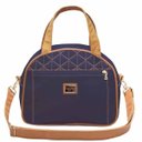 Ver imagem 4 de Kit 03 Bolsas Mala Maternidade Bombom Azul Marinho - Hug Baby