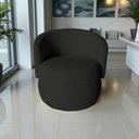 Ver mais imagens de Poltrona Decorativa Beatriz Orgânica Suede Preto