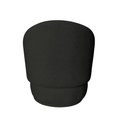 Ver imagem 3 de Poltrona Decorativa Beatriz Orgânica Suede Preto