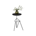 Ver imagem 4 de Mesa De Canto Lateral Mesinha Bambino Preto - Preto