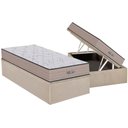 Ver imagem 1 de Conjunto Box Baú Solteiro: Colchão Espuma Orthoflex D33 Milão Double Face Black + Base Crc Suede
