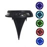 Luminária Solar LED Rgb Grama Spot e Balizador Colorido Espeto Jardim Parede Festas Eventos - 1