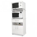 Ver imagem 1 de Armário de Cozinha Multiuso 2 Portas 1 Gaveta ASM151 Branco