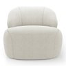 Kit 02 Poltronas Decorativas Gtdnexxus Orgânica Bouclê Bege - 7