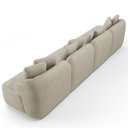 Ver imagem 7 de Sofá 4 Lugares para Sala de Estar Living 314cm Arlo F04 Veludo Bege - Lyam Decor