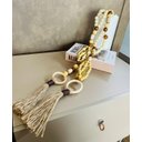 Ver imagem 2 de Colar Decorativo de Mesa Grande 1,76 Cm Madeira Tais