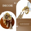 Ver imagem 6 de Colar Decorativo de Mesa Grande 1,76 Cm Madeira Tais