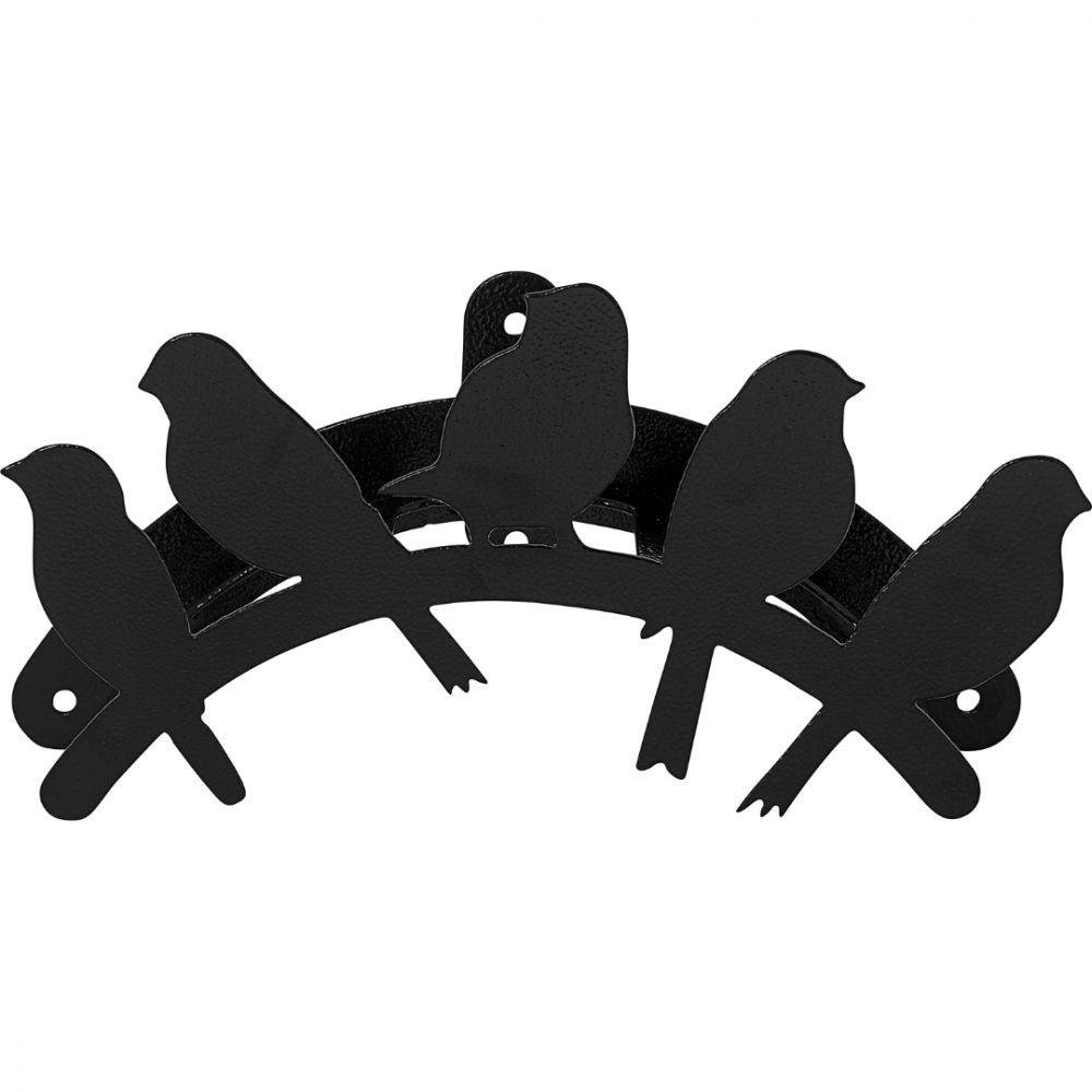 Suporte Enrolador de Mangueira de Jardim Passaro Preto - 1