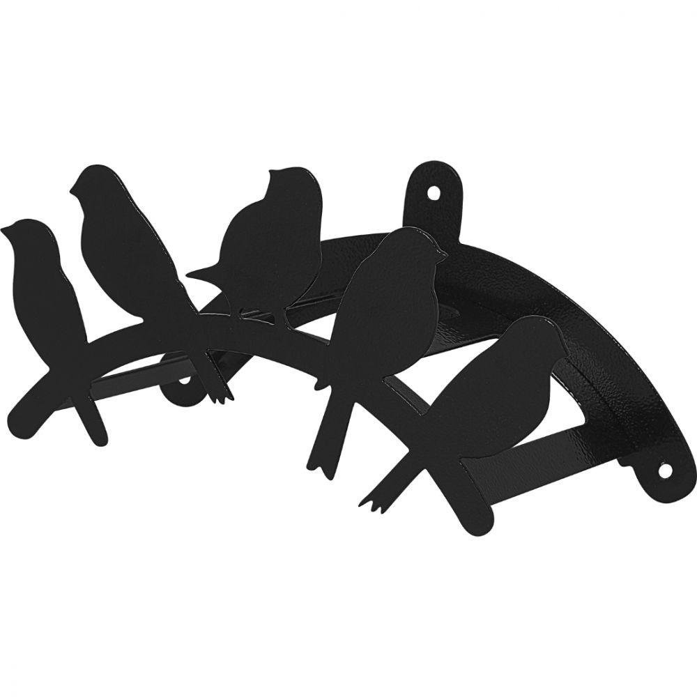 Suporte Enrolador de Mangueira de Jardim Passaro Preto - 3