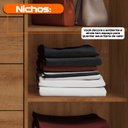Ver imagem 5 de Cômoda Grécia 1 Porta 4 Gavetas 1 com Chave e 2 Prateleiras Interna Carvalho Tapajós