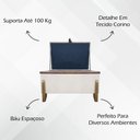 Ver imagem 4 de Puff Recamier Versallies 50 Cm Bege Bouclé