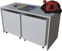 Ver imagem 1 de Baú para Brinquedos com Mesinha Infantil